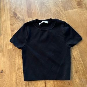 Black Zara Crop top